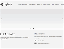 Tablet Screenshot of cybex.pl